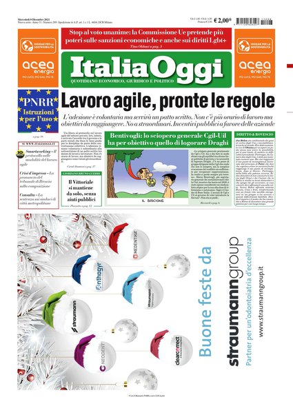 Italia oggi : quotidiano di economia finanza e politica